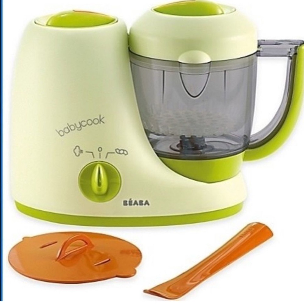 BÉABA Babycook in Green and Orange